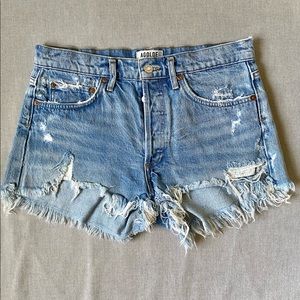 Agolde Parker distressed shorts Swapmeet